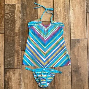 Y2K Victorias Secret halter camisole top/panty intimates set 🆕